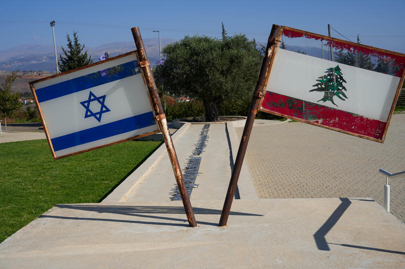 Memorial for the fallen soldiers of the South Lebanon Army near the Israeli–Lebanese border, on November 27, 2025.