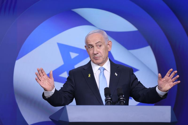 Chancellor of Germany Friedrich Merz holds a joint press conference with Israeli PM Benjamin Netanyahu in Jerusalem, December 7, 2025.