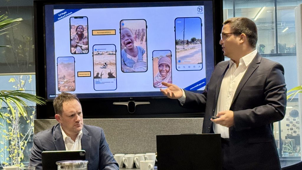 Richard Pater and Tal Hagin at BICOM briefing