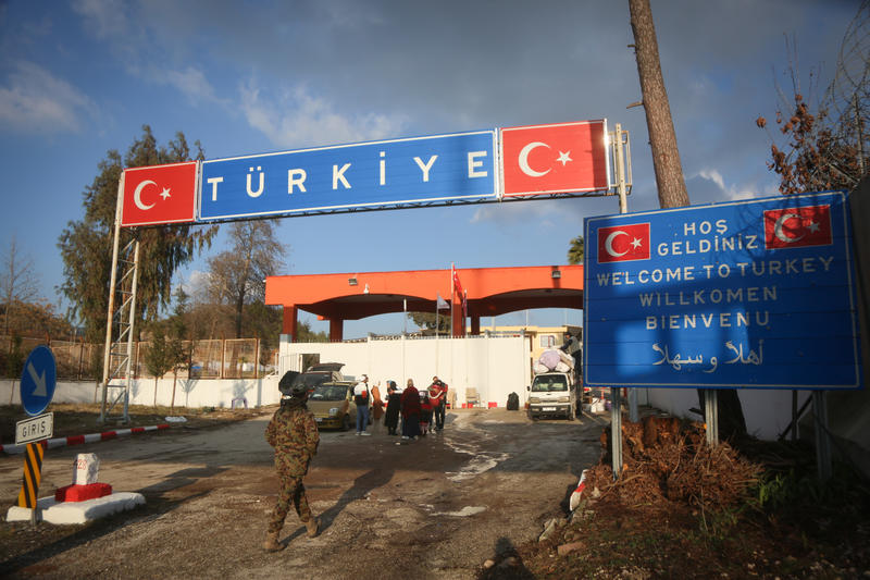 The Kasab border crossing between Turkey and Syria, January 01, 2025.