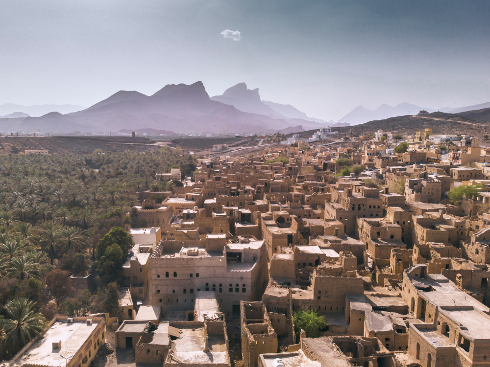 Old town Al Hamra in Oman