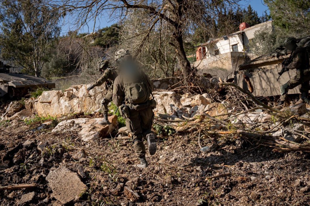 First documentation of Division 36 forces operating in the southern Lebanon as part of the forward defence operation in the area, March 11, 2026.