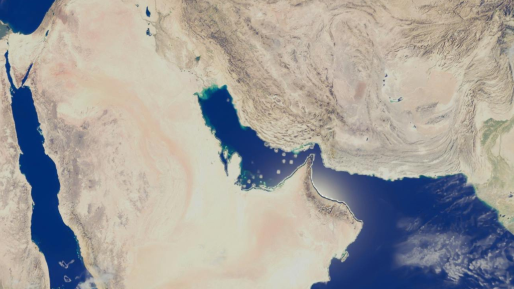 Persian Gulf, a photo from space.