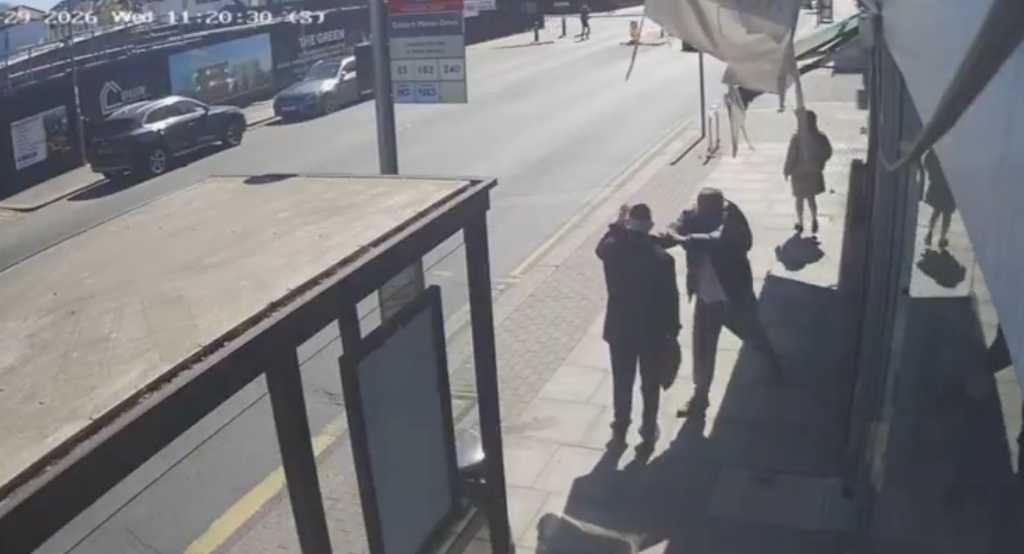 Terrorist stabbing people in Golders Green, London, April 29, 2026.