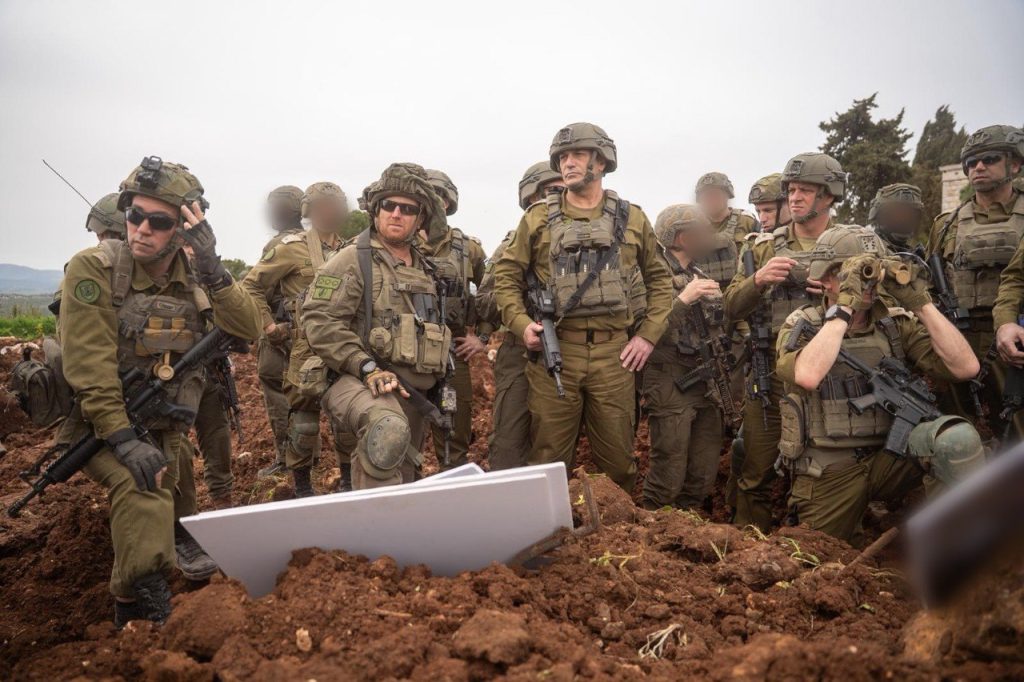 The Chief of Staff visits the 162nd Division in southern Lebanon, March 15, 2026.