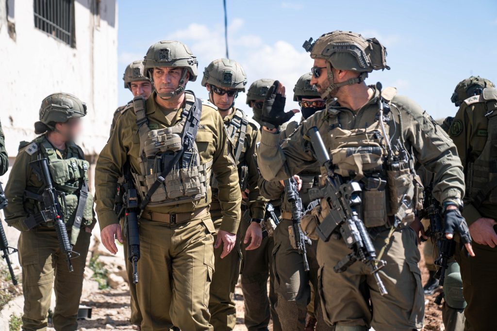 Chief of Staff, Lt. Col. Eyal Zamir, visited southern Lebanon in the Al-Khaiam sector, May 6, 2026.