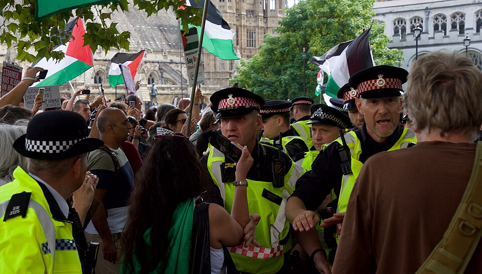 Palestine Action Protest in London, September 6, 2025.