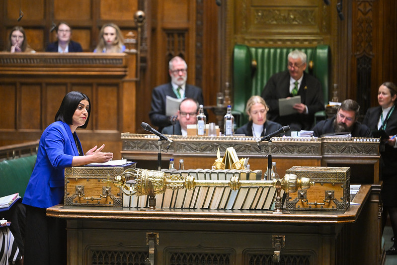 Shabana Mahmood speaking in the House of Commons. September 10, 2024.
