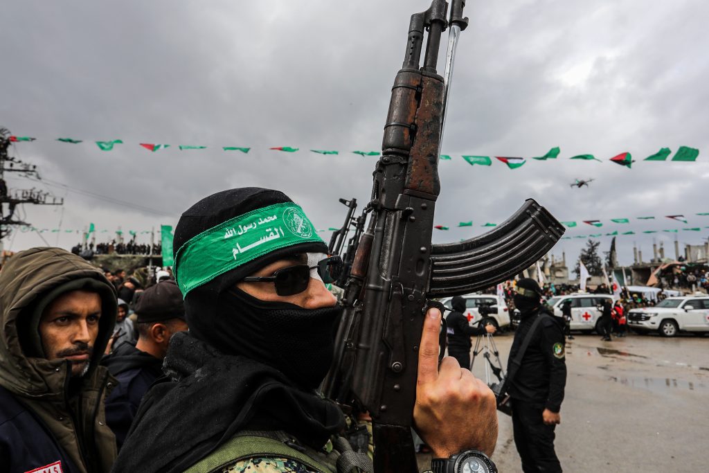 Al Qassam Brigade members in Gaza, 2025